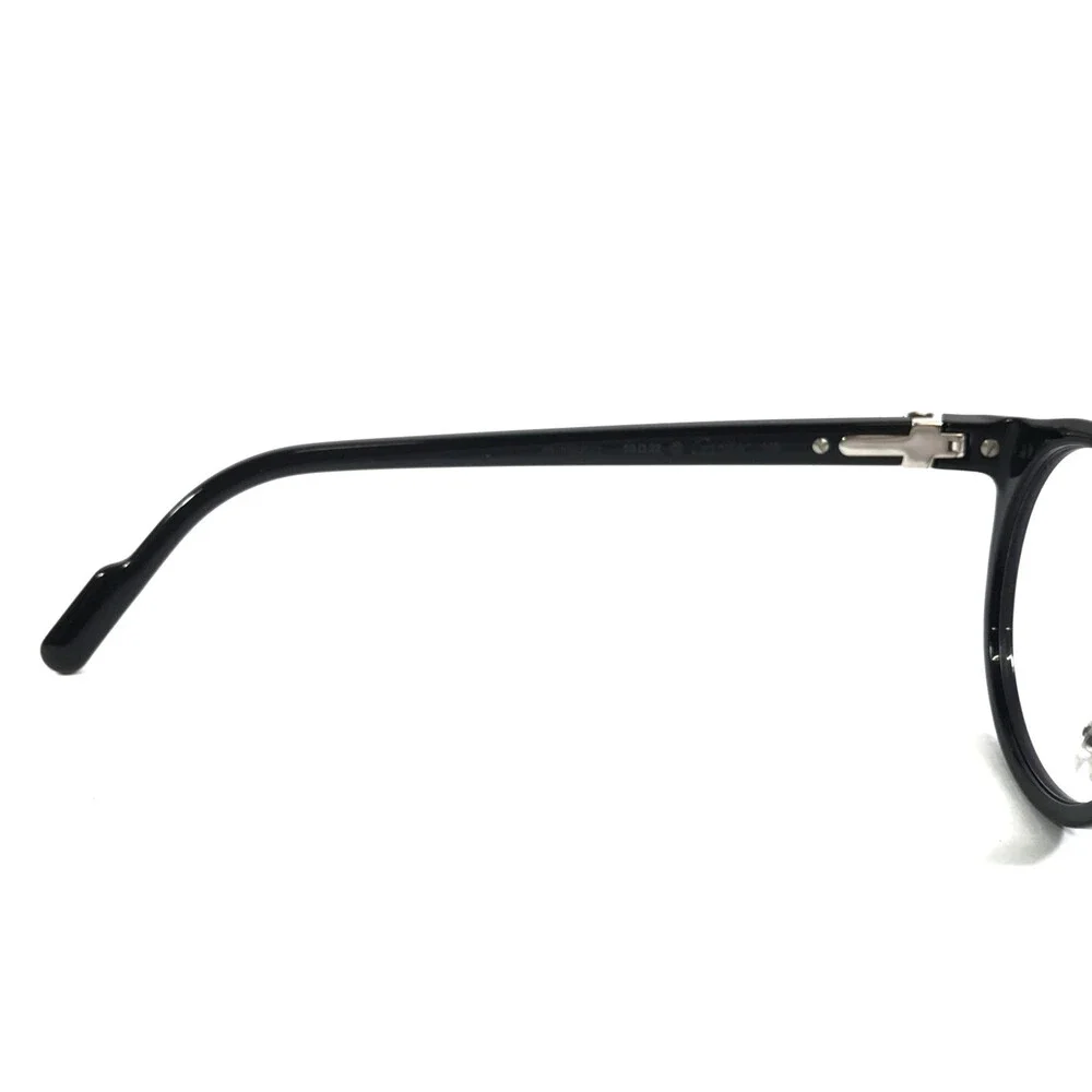 Cartier Eyeglasses Frames CT0312O 001 Black Silver Round Full Rim 50-22-145